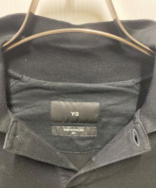 Y-3（ワイスリー）Y-3 (ワイスリー) SS POLO SHRT ブラック サイズ:Sの古着・服飾アイテム