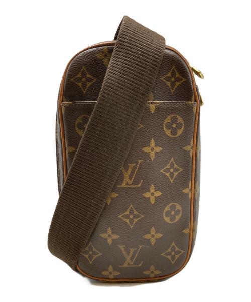 LOUIS VUITTON（ルイ ヴィトン）LOUIS VUITTON (ルイ ヴィトン) ポシェットガンジュ ポシェット ブラウンの古着・服飾アイテム