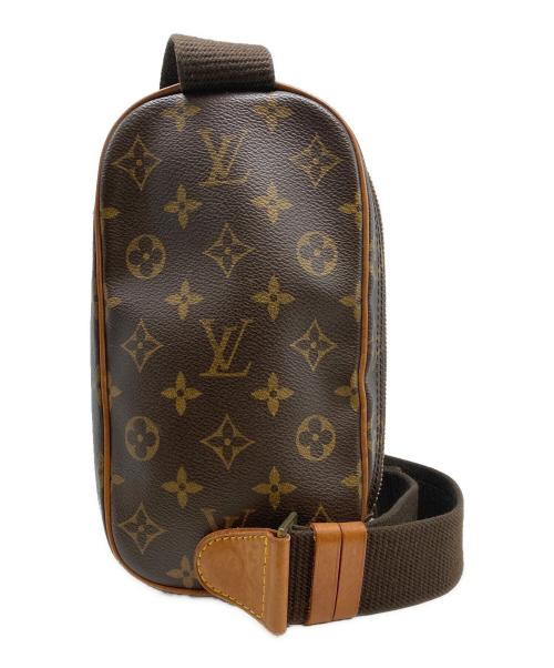 LOUIS VUITTON（ルイ ヴィトン）LOUIS VUITTON (ルイ ヴィトン) ポシェットガンジュ ポシェット ブラウンの古着・服飾アイテム