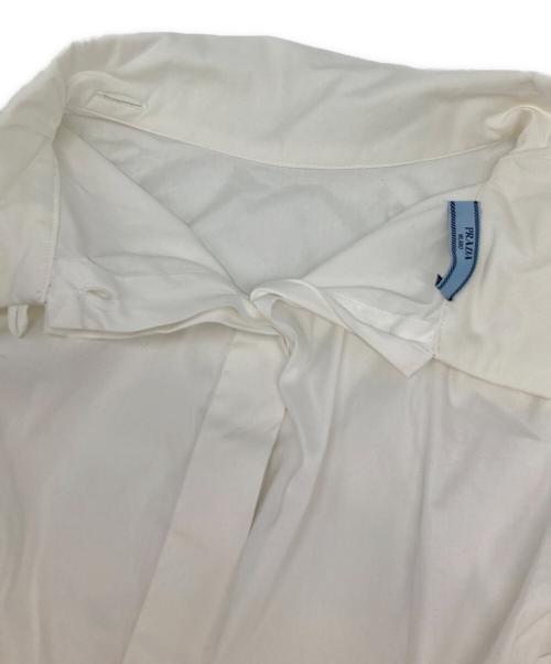 PRADA（プラダ）PRADA (プラダ) ブラウス ホワイト サイズ:36の古着・服飾アイテム