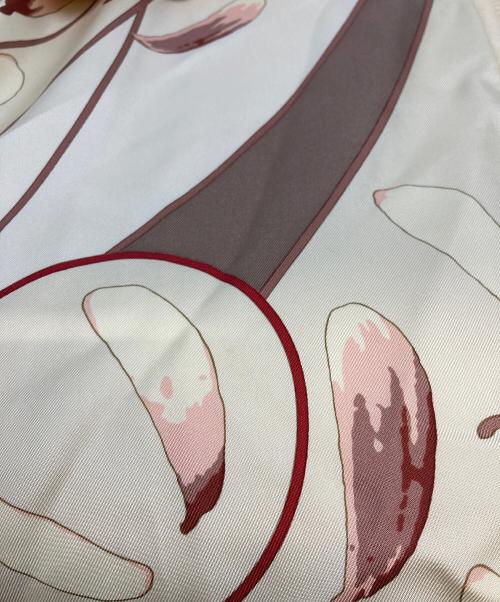 HERMES（エルメス）HERMES (エルメス) マルジェラ期 シルク切替カーディガン ベージュ サイズ:Ｍの古着・服飾アイテム