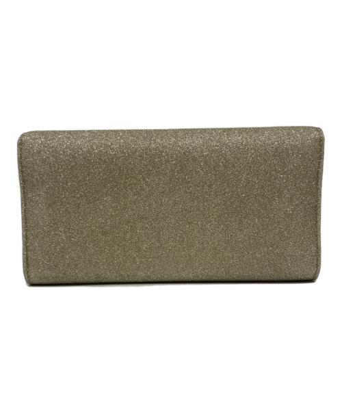 JIMMY CHOO（ジミーチュウ）JIMMY CHOO (ジミーチュウ) チェーンショルダークラッチバッグ プラチナムアイスの古着・服飾アイテム