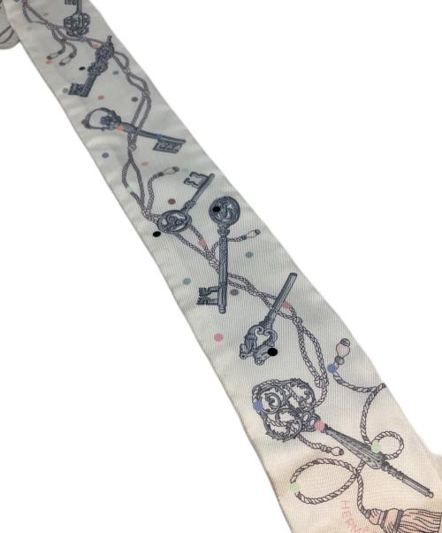 HERMES（エルメス）HERMES (エルメス) twilly ホワイトの古着・服飾アイテム