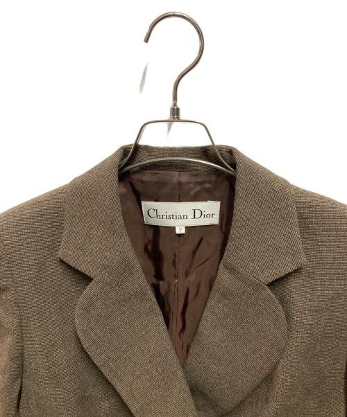 Christian Dior（クリスチャン ディオール）Christian Dior (クリスチャン ディオール) オールドセットアップ ブラウン サイズ:7の古着・服飾アイテム