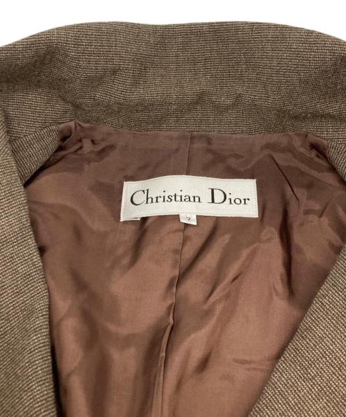 Christian Dior（クリスチャン ディオール）Christian Dior (クリスチャン ディオール) オールドセットアップ ブラウン サイズ:7の古着・服飾アイテム