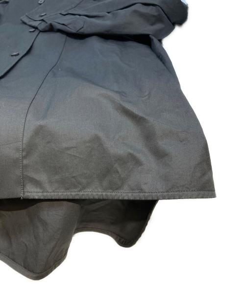 HERMES（エルメス）HERMES (エルメス) 23AW マザーオブパールボタン シャツワンピース ブラック サイズ:36の古着・服飾アイテム