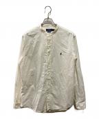 POLO RALPH LAURENポロ・ラルフローレン）の古着「CLASSIC FIT バンドカラーシャツ」｜ホワイト