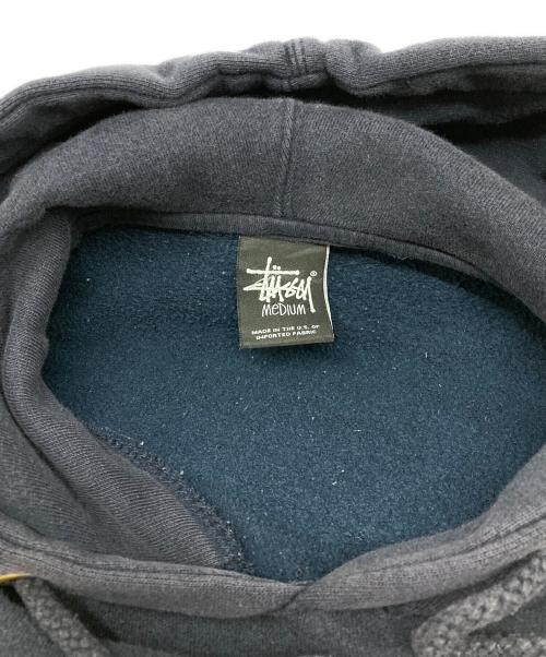 stussy（ステューシー）stussy (ステューシー) クラウンロゴパーカー ブラック サイズ:Ｍの古着・服飾アイテム