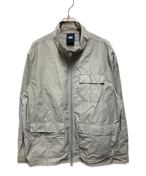 KITH（キス）KITH (キス) ナイロンジップジャケット グレー サイズ:Ｌの古着・服飾アイテム