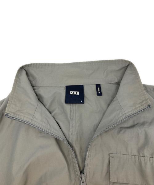 KITH（キス）KITH (キス) ナイロンジップジャケット グレー サイズ:Ｌの古着・服飾アイテム