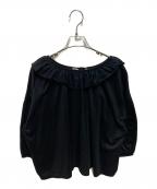 Gauzeガーゼ）の古着「PIERROT COLLAR TENJIKU PULL OVER」｜ブラック