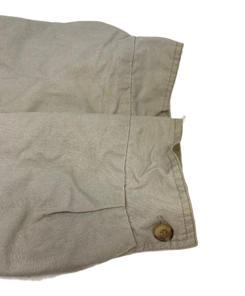 L.L.Bean（エルエルビーン）L.L.Bean (エルエルビーン) 80’s Aｰ2型ハンティングジャケット 襟レザー ベージュ サイズ:XLの古着・服飾アイテム