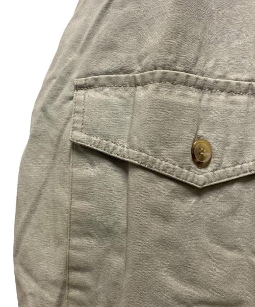 L.L.Bean（エルエルビーン）L.L.Bean (エルエルビーン) 80’s Aｰ2型ハンティングジャケット 襟レザー ベージュ サイズ:XLの古着・服飾アイテム