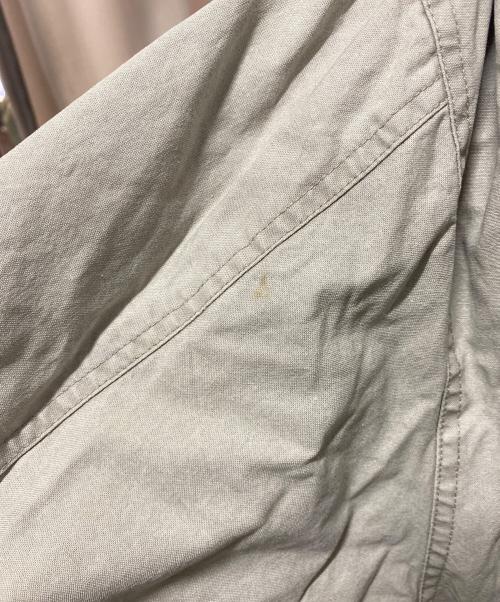L.L.Bean（エルエルビーン）L.L.Bean (エルエルビーン) 80’s Aｰ2型ハンティングジャケット 襟レザー ベージュ サイズ:XLの古着・服飾アイテム