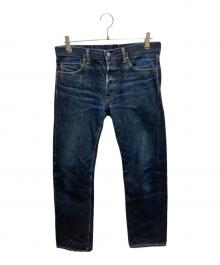 MOMOTARO JEANS×HINOYA（桃太郎ジーンズ×ヒノヤ）の古着「セルビッチデニムパンツ」｜インディゴ