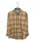 Burberry's（バーバリー）の古着「オールドシャドーホースノヴァチェックシャツ」｜ベージュ