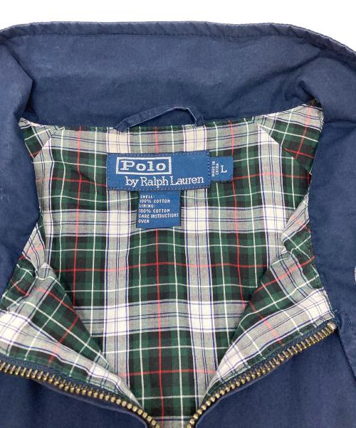 POLO RALPH LAUREN（ポロ・ラルフローレン）POLO RALPH LAUREN (ポロ・ラルフローレン) ハリントンジャケット ネイビー サイズ:Lの古着・服飾アイテム