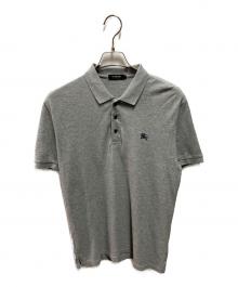 BURBERRY BLACK LABEL（バーバリーブラックレーベル）の古着「ポロシャツ」｜グレー