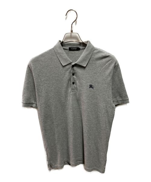 BURBERRY BLACK LABEL（バーバリーブラックレーベル）BURBERRY BLACK LABEL (バーバリーブラックレーベル) ポロシャツ グレー サイズ:3の古着・服飾アイテム