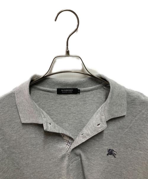 BURBERRY BLACK LABEL（バーバリーブラックレーベル）BURBERRY BLACK LABEL (バーバリーブラックレーベル) ポロシャツ グレー サイズ:3の古着・服飾アイテム
