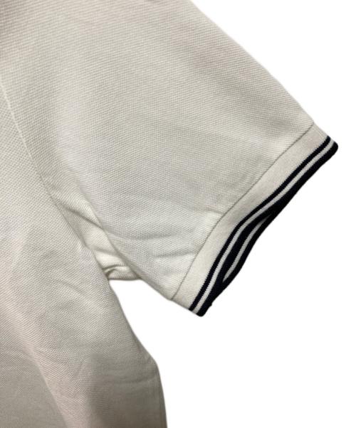 PRADA（プラダ）PRADA (プラダ) 刺繍ポロシャツ ホワイト サイズ:Ｌの古着・服飾アイテム