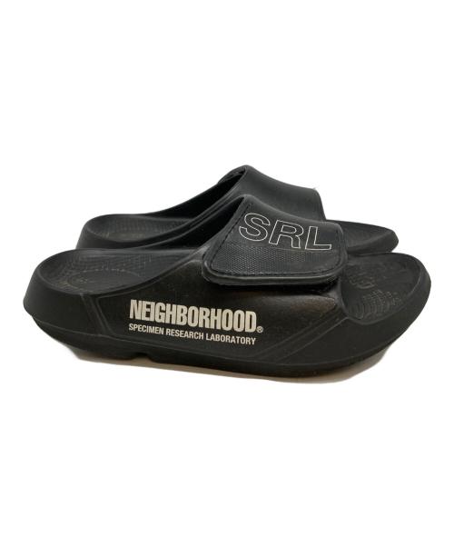 OOFOS（ウーフォス）OOFOS (ウーフォス) NEIGHBORHOOD (ネイバーフッド) OOAHH SPORT FLEX ブラック サイズ:40の古着・服飾アイテム