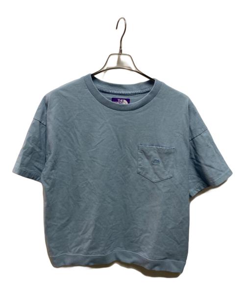 THE NORTHFACE PURPLELABEL（ザ・ノースフェイス パープルレーベル）THE NORTHFACE PURPLELABEL (ザ・ノースフェイス パープルレーベル) High Bulky Pocket Tee スカイブルー サイズ:S 未使用品の古着・服飾アイテム