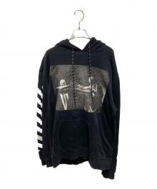 OFFWHITE（オフホワイト）の古着「14SS CARAVAGGIO プリントパーカー」｜ブラック