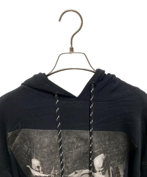 OFFWHITE（オフホワイト）OFFWHITE (オフホワイト) 14SS CARAVAGGIO プリントパーカー ブラック サイズ:ＸＬの古着・服飾アイテム