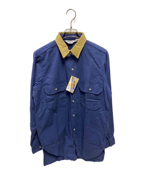 FIVE BROTHER（ファイブブラザー）FIVE BROTHER (ファイブブラザー) 80sシャツ ネイビー サイズ:Ｍ 未使用品の古着・服飾アイテム