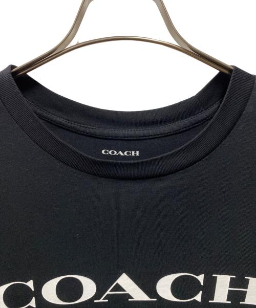 COACH（コーチ）COACH (コーチ) ロゴカットソー ブラック サイズ:Ｍの古着・服飾アイテム