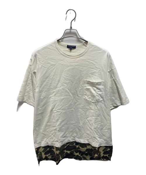 COMME des GARCONS HOMME（コムデギャルソン オム）COMME des GARCONS HOMME (コムデギャルソン オム) レイヤード半袖カットソー ホワイト サイズ:Lの古着・服飾アイテム