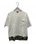 COMME des GARCONS HOMME（コムデギャルソン オム）の古着「レイヤード半袖カットソー」｜ホワイト