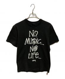 stussy（ステューシー）の古着「プリントTシャツ」｜ブラック