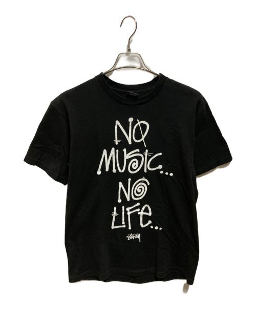 stussy（ステューシー）stussy (ステューシー) プリントTシャツ ブラック サイズ:Ｍの古着・服飾アイテム