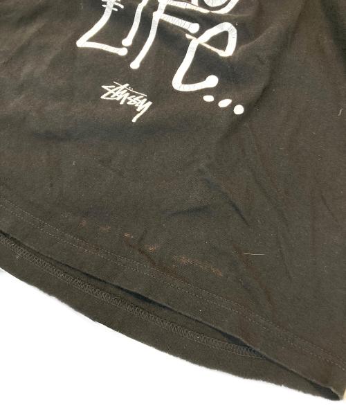 stussy（ステューシー）stussy (ステューシー) プリントTシャツ ブラック サイズ:Ｍの古着・服飾アイテム