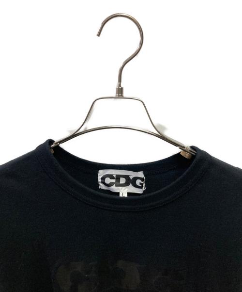 CDG（シーディージー）CDG (シーディージー) ロゴプリント ブラック サイズ:Ｌの古着・服飾アイテム
