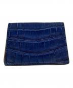 ISAMU KATAYAMA BACKLASHイサムカタヤマ・バックラッシュ）の古着「カードケース」｜ブルー