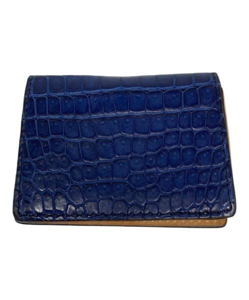 ISAMU KATAYAMA BACKLASH（イサムカタヤマ・バックラッシュ）ISAMU KATAYAMA BACKLASH (イサムカタヤマ・バックラッシュ) カードケース ブルーの古着・服飾アイテム