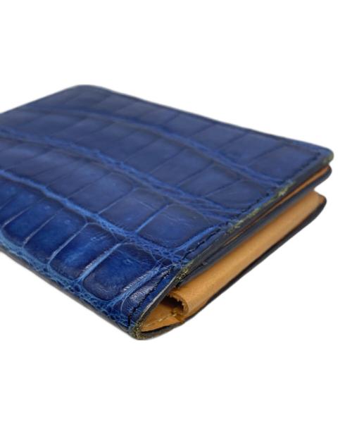 ISAMU KATAYAMA BACKLASH（イサムカタヤマ・バックラッシュ）ISAMU KATAYAMA BACKLASH (イサムカタヤマ・バックラッシュ) カードケース ブルーの古着・服飾アイテム