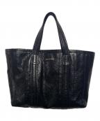 BALENCIAGAバレンシアガ）の古着「バルベス スモール 2wayハンドバッグ」｜ブラック