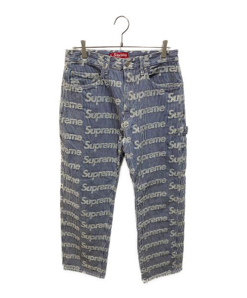 SUPREME（シュプリーム）SUPREME (シュプリーム) 24SS Denim Painter Pant Stripe インディゴ サイズ:30の古着・服飾アイテム