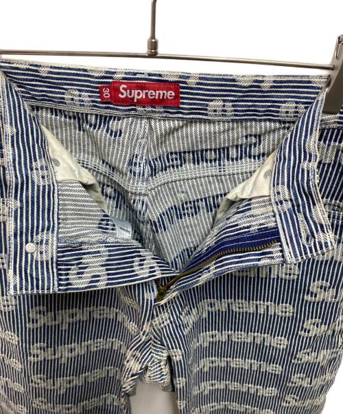 SUPREME（シュプリーム）SUPREME (シュプリーム) 24SS Denim Painter Pant Stripe インディゴ サイズ:30の古着・服飾アイテム