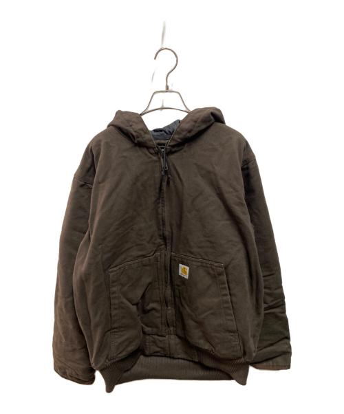 CarHartt（カーハート）CarHartt (カーハート) WASHED DUCK INSULATED ACTIVE JACKET ブラウン サイズ:Ｍの古着・服飾アイテム