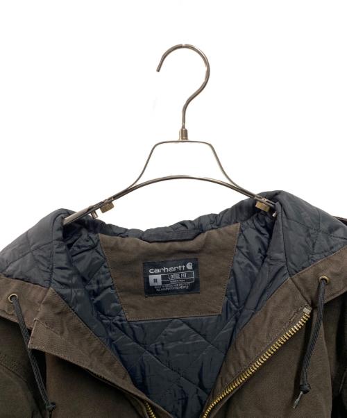 CarHartt（カーハート）CarHartt (カーハート) WASHED DUCK INSULATED ACTIVE JACKET ブラウン サイズ:Ｍの古着・服飾アイテム