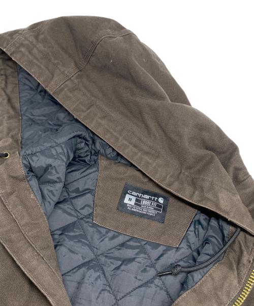 CarHartt（カーハート）CarHartt (カーハート) WASHED DUCK INSULATED ACTIVE JACKET ブラウン サイズ:Ｍの古着・服飾アイテム