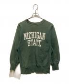 Champion REVERSE WEAVEチャンピオン リバース ウィーブ）の古着「90's カレッジスウェット」｜グリーン