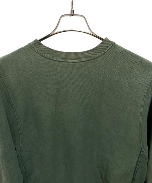 Champion REVERSE WEAVE（チャンピオン リバース ウィーブ）Champion REVERSE WEAVE (チャンピオン リバース ウィーブ) 90's カレッジスウェット グリーン サイズ:Ｍの古着・服飾アイテム