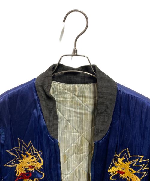 USED（ユーズド）USED (ユーズド) KOREA Souvenir Jacket スーベニアジャケット スカジャン ブルー サイズ:サイズ詳細参照の古着・服飾アイテム