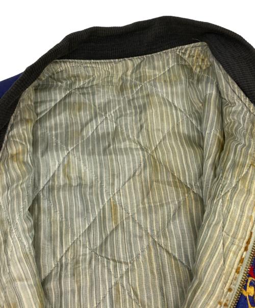 USED（ユーズド）USED (ユーズド) KOREA Souvenir Jacket スーベニアジャケット スカジャン ブルー サイズ:サイズ詳細参照の古着・服飾アイテム